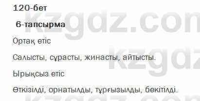 Казахский язык Жолшаева 6 класс 2018 Упражнение 61