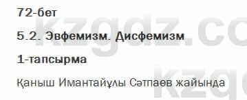 Казахский язык Жолшаева 6 класс 2018 Упражнение 11