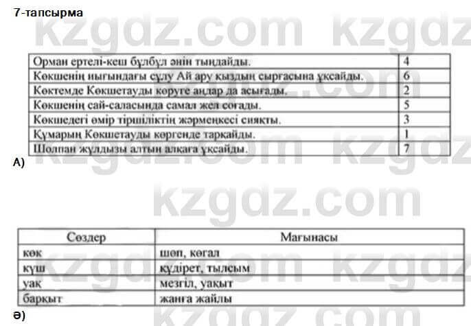 Казахский язык Жолшаева 6 класс 2018 Упражнение 71