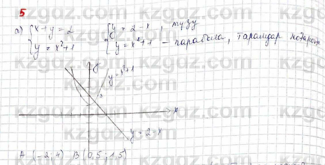 Алгебра (Обще-гуманитарное направление) Абылкасымова 10 ОГН класс 2019 Повторение 51