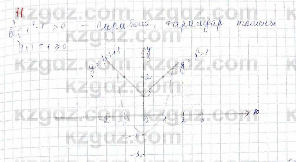 Алгебра (Обще-гуманитарное направление) Абылкасымова 10 ОГН класс 2019 Повторение 111