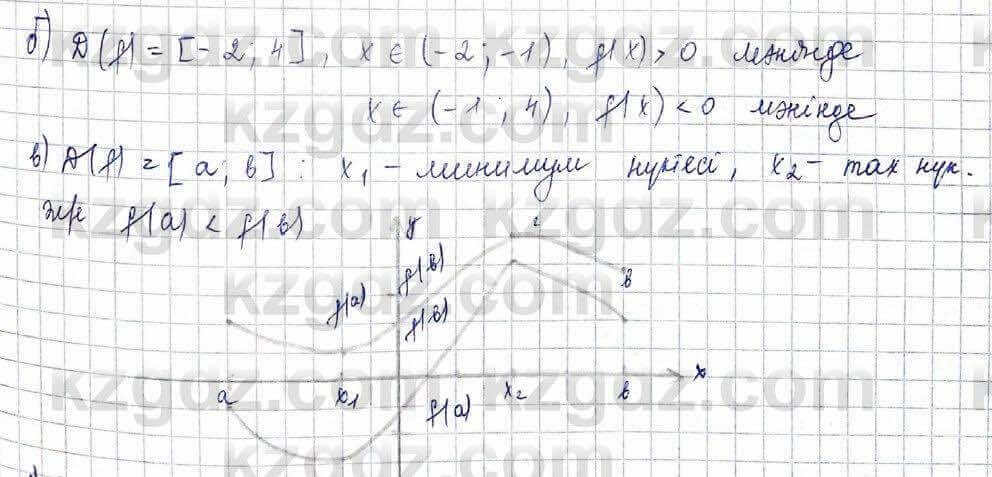Алгебра (Обще-гуманитарное направление) Абылкасымова 10 ОГН класс 2019 Упражнение 20.71