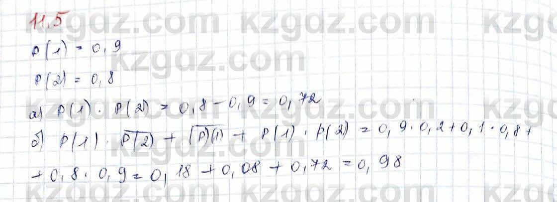 Алгебра (Обще-гуманитарное направление) Абылкасымова 10 ОГН класс 2019 Упражнение 11.51