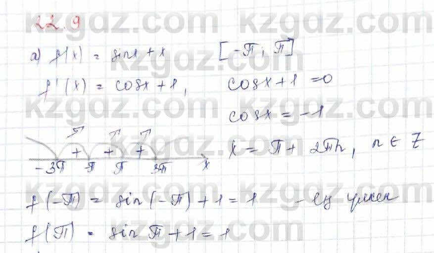 Алгебра (Обще-гуманитарное направление) Абылкасымова 10 ОГН класс 2019 Упражнение 22.91