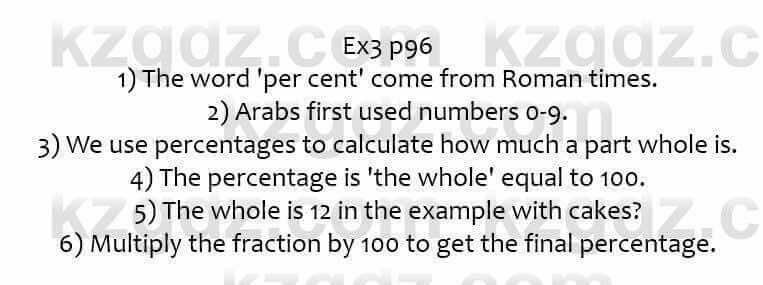 Английский язык (Eyes Open 2 for Kazakhstan Grade 6 Student`s book) Ben Goldstein 6 класс 2017 Упражнение Ex3 p961