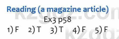 Английский язык (Eyes Open 2 for Kazakhstan Grade 6 Student`s book) Ben Goldstein 6 класс 2017 Упражнение Ex3 p581