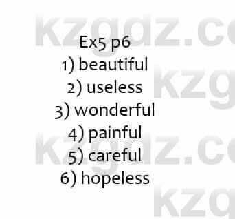 Английский язык (Eyes Open 2 for Kazakhstan Grade 6 Student`s book) Ben Goldstein 6 класс 2017 Упражнение Ex5 p61