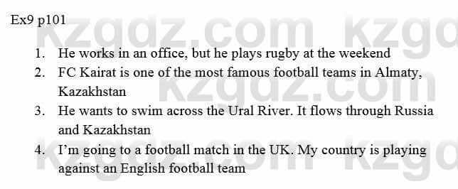 Английский язык (Excel for Kazakhstan (Grade 5) Student’s book) Вирджиниия Эванс 5 класс 2017 Упражнение Ex 91