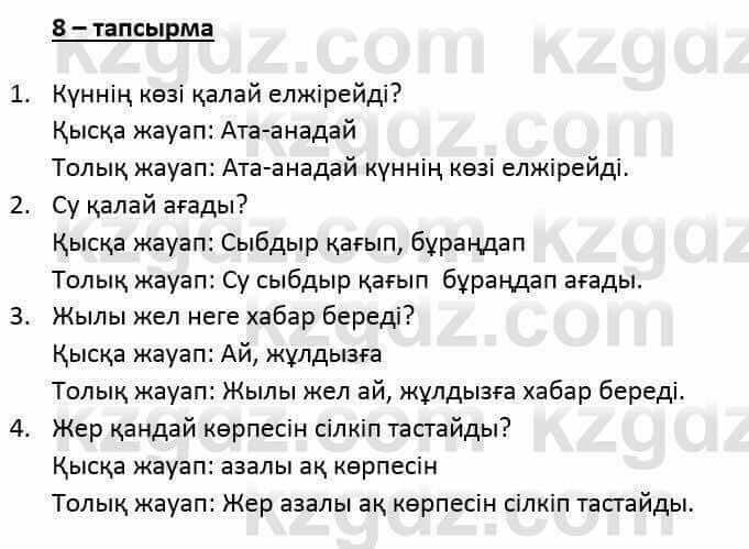 Казахский язык и литература (Часть 2) Оразбаева Ф. 6 класс 2018 Упражнение 81
