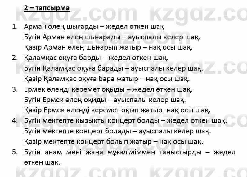 Казахский язык и литература (Часть 2) Оразбаева Ф. 6 класс 2018 Упражнение 21