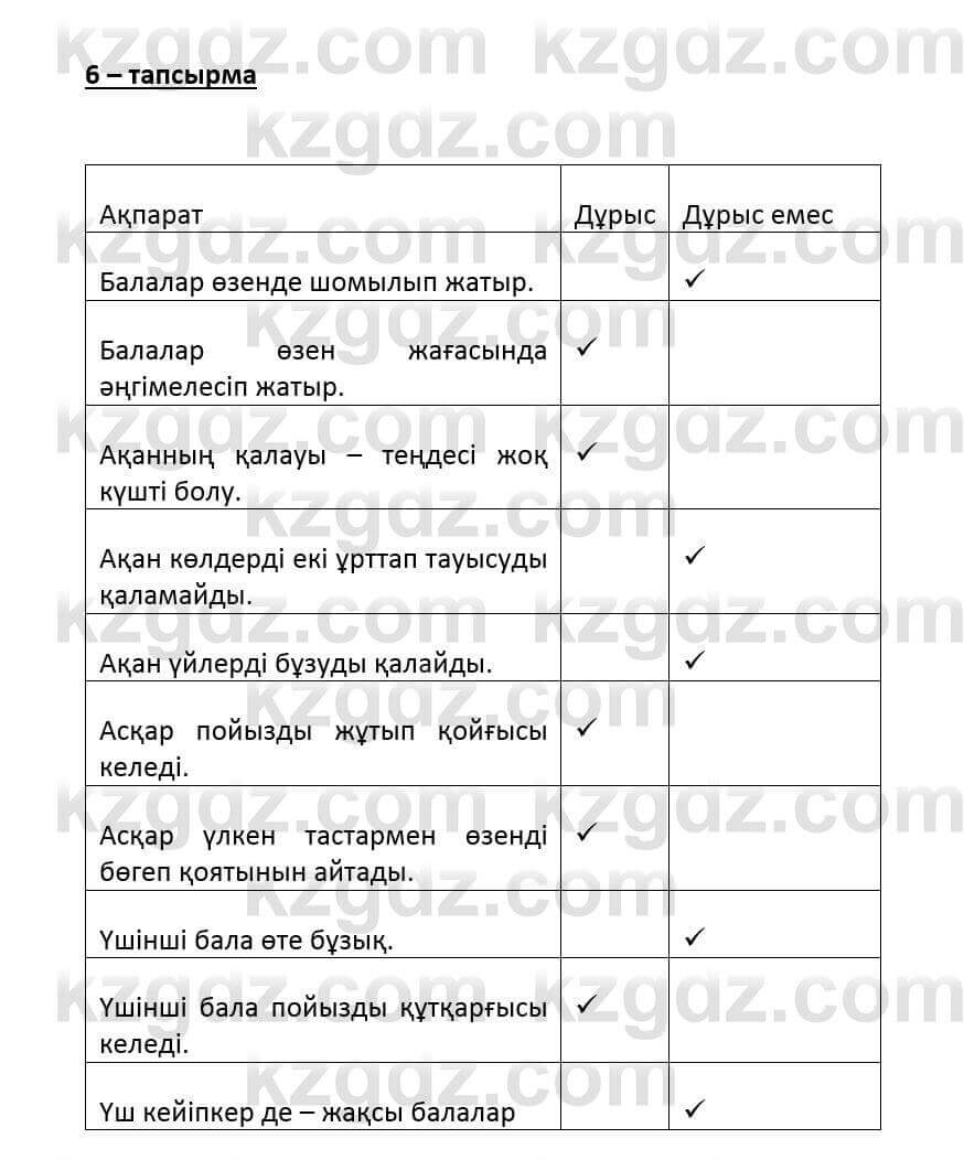 Казахский язык и литература (Часть 2) Оразбаева Ф. 6 класс 2018 Упражнение 61