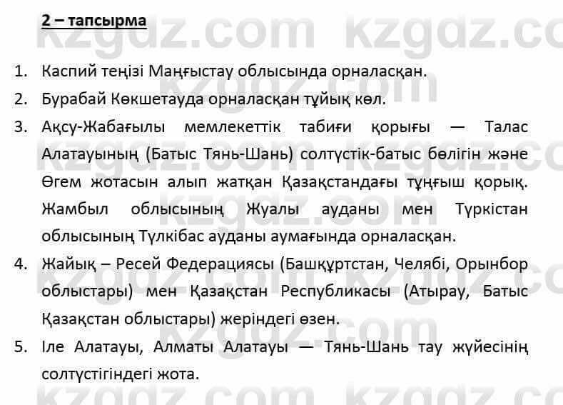 Казахский язык и литература (Часть 2) Оразбаева Ф. 6 класс 2018 Упражнение 21