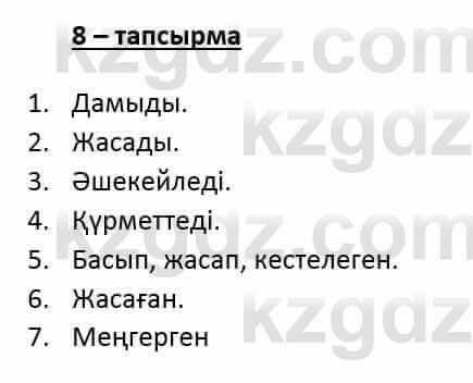 Казахский язык и литература (Часть 2) Оразбаева Ф. 6 класс 2018 Упражнение 81