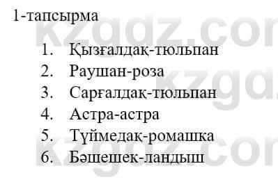 Казахский язык и литература (Часть 1) Оразбаева Ф. 5 класс 2017 Упражнение 11