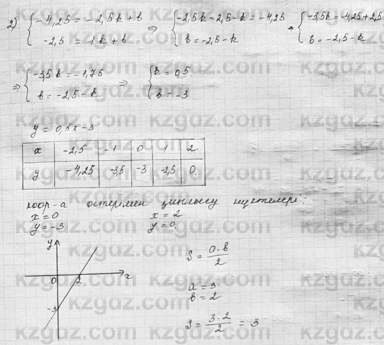 Алгебра Шыныбеков 7 класс 2017 Упражнение 3.621