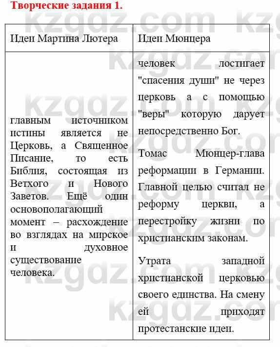 Всемирная история Айтбай Р. 6 класс 2018 Задание 11