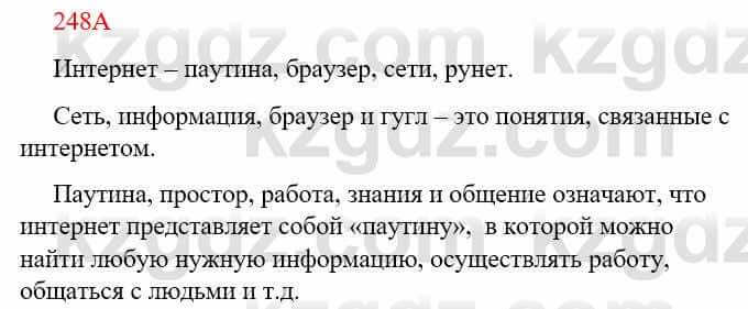Русский язык Сабитова З. 9 класс 2019 Упражнение 248А1
