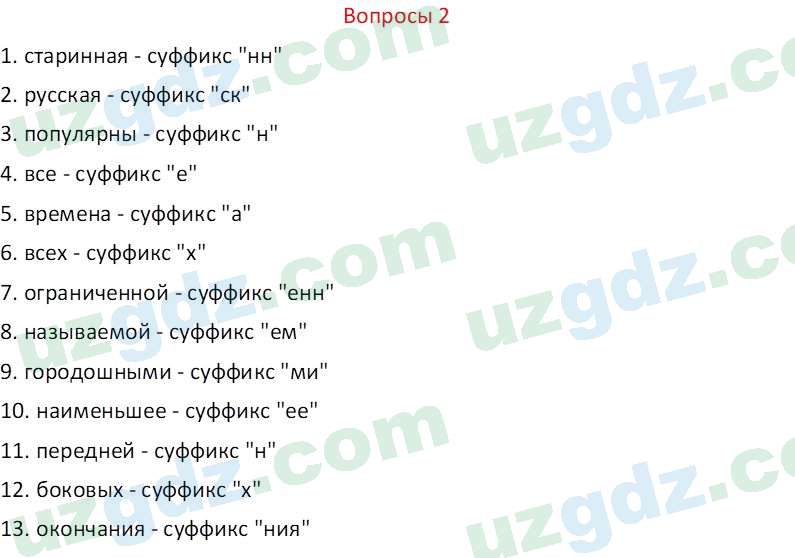 Русский язык Казакова Р. 6 класс 2022 Вопрос 21