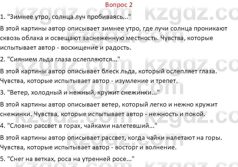 Русская литература Локтионова Н. П. 7 класс 2017 Вопрос 21