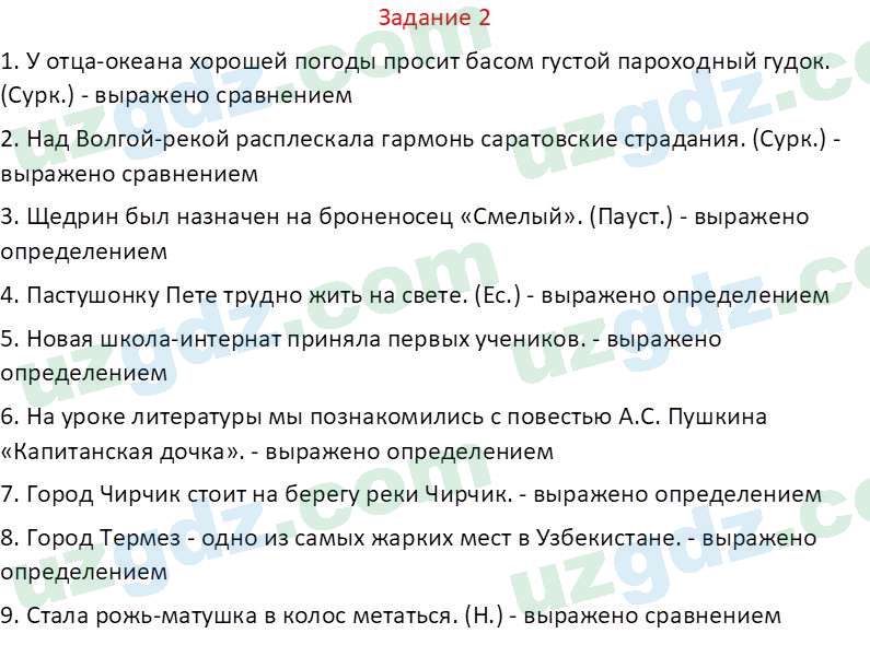 Русский язык Зеленина В. И. 8 класс 2019 Задание 21
