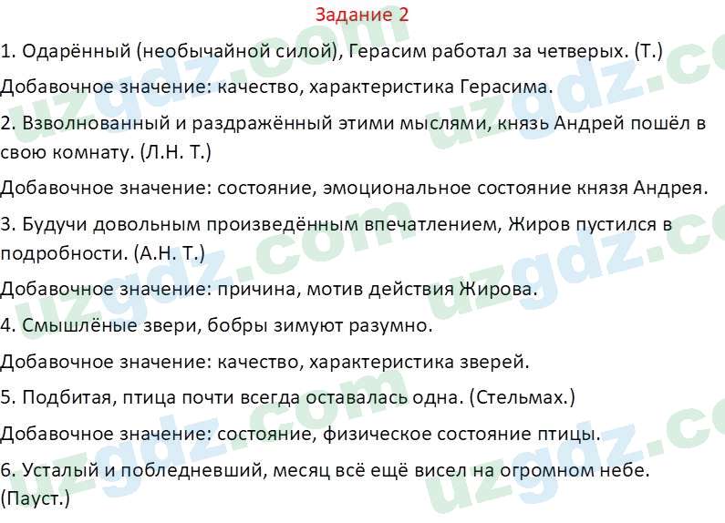Русский язык Зеленина В. И. 8 класс 2019 Задание 21