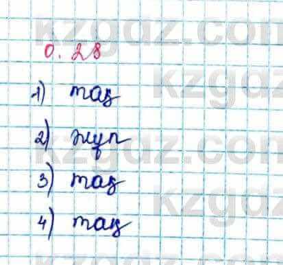 Алгебра Шыныбеков 10 ЕМН класс 2019 Упражнение 0.281
