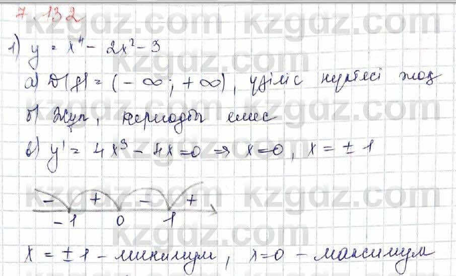 Алгебра Шыныбеков 10 ЕМН класс 2019 Упражнение 7.1321