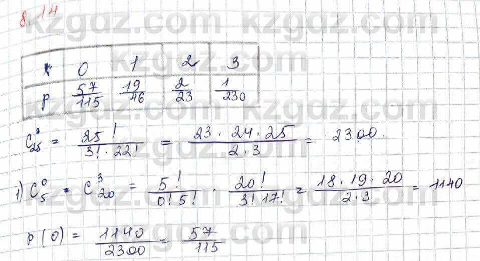 Алгебра Шыныбеков 10 ЕМН класс 2019 Упражнение 8.141