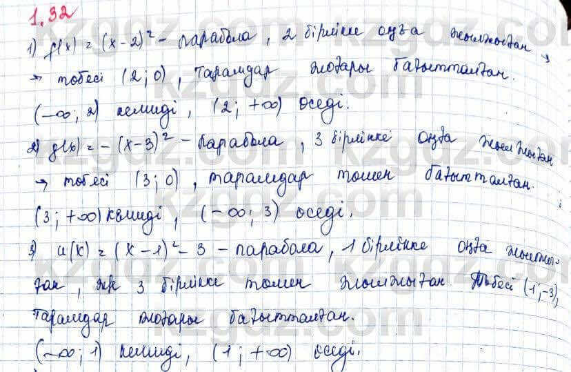 Алгебра Шыныбеков 10 ЕМН класс 2019 Упражнение 1.321