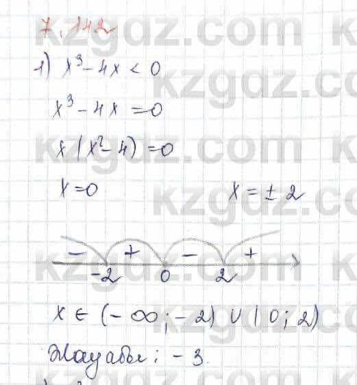 Алгебра Шыныбеков 10 ЕМН класс 2019 Упражнение 7.1421