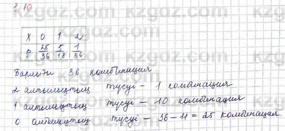 Алгебра Шыныбеков 10 ЕМН класс 2019 Упражнение 8.11