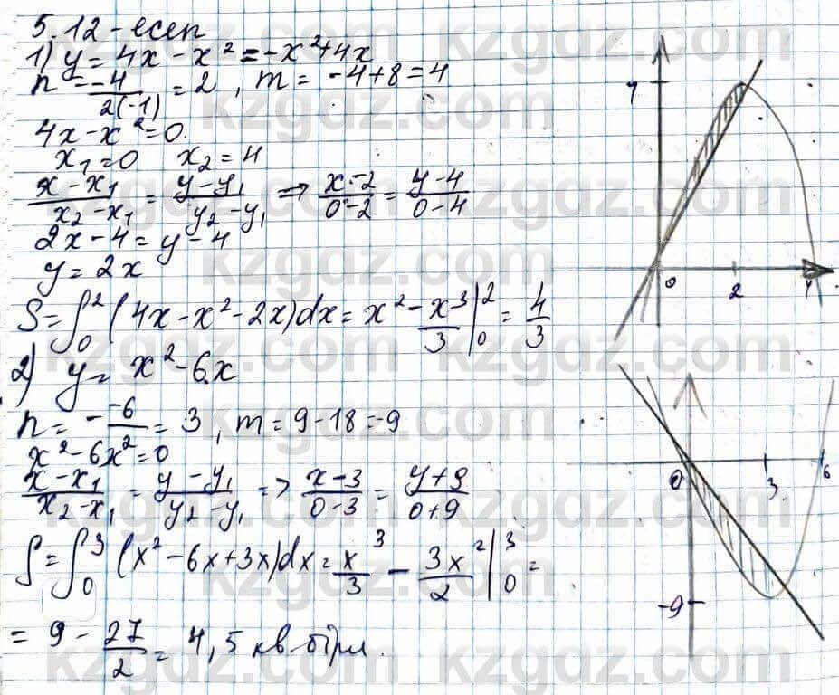 Алгебра Абылкасымова 11 ЕМН класс 2020 Упражнение 5.121