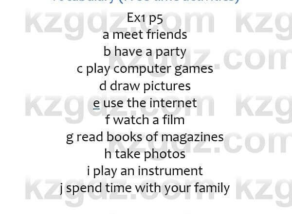 Английский язык (Eyes Open 3 for Kazakhstan Grade 7 Student`s book) Ben Goldstein 7 класс 2017 Упражнение Ex1 p51