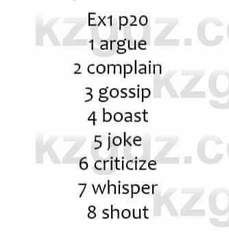 Английский язык (Eyes Open 3 for Kazakhstan Grade 7 Student`s book) Ben Goldstein 7 класс 2017 Упражнение Ex1 p201