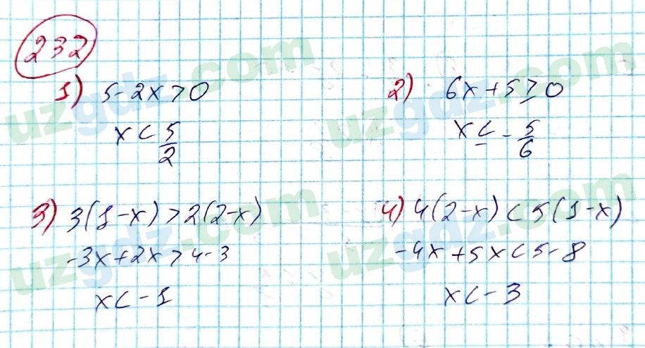Алгебра Алимов 8 класс 2019 Упражнение 2321